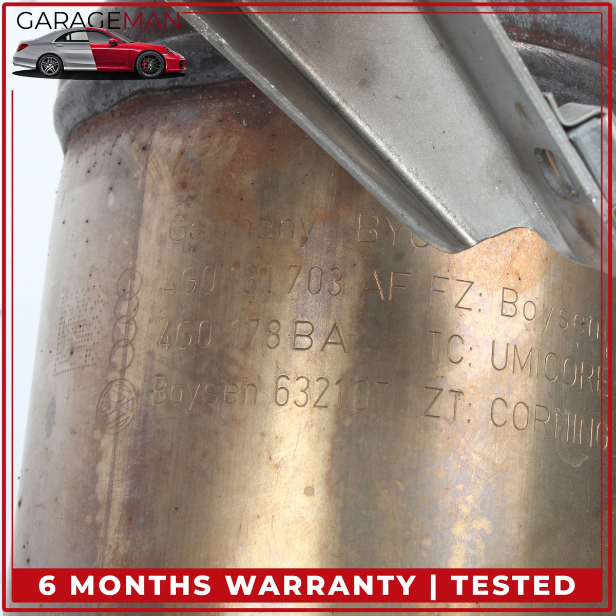 2014-2018 Audi A8 A6 A7 3.0L Engine Left and Right Side Exhaust Downpipe Set OEM