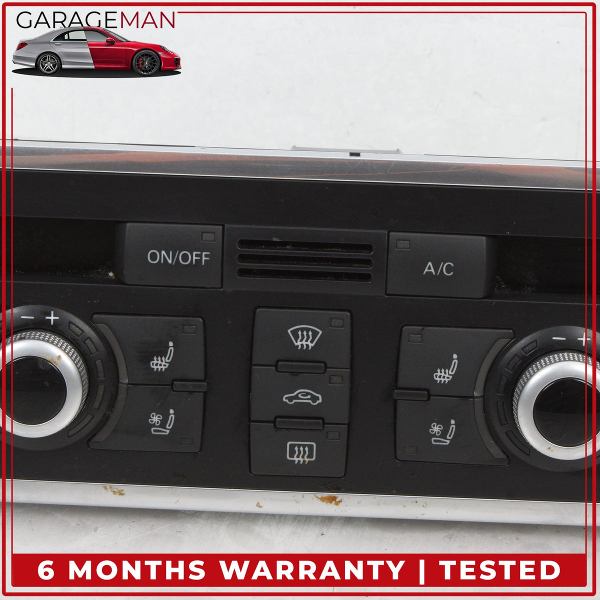 2013-2015 Audi Q7 Front AC A/C Temperature Climate Control Switch Panel OEM