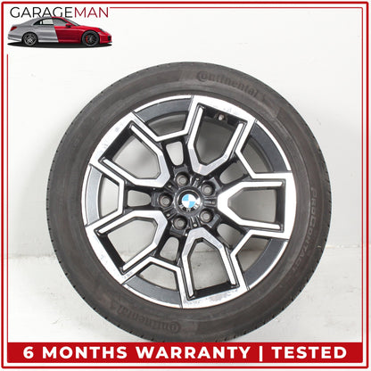 2023-2025 BMW X1 X2 Front or Rear Wheel Rim 8JX19H2 ET46 w/ Continental Tire OEM