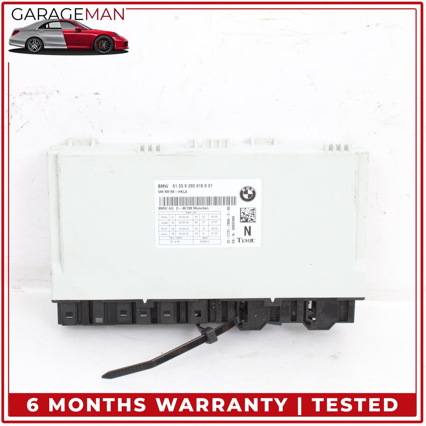 2012-2019 BMW 650i F06 Front Left or Right Side Seat Control Module 9280918 OEM