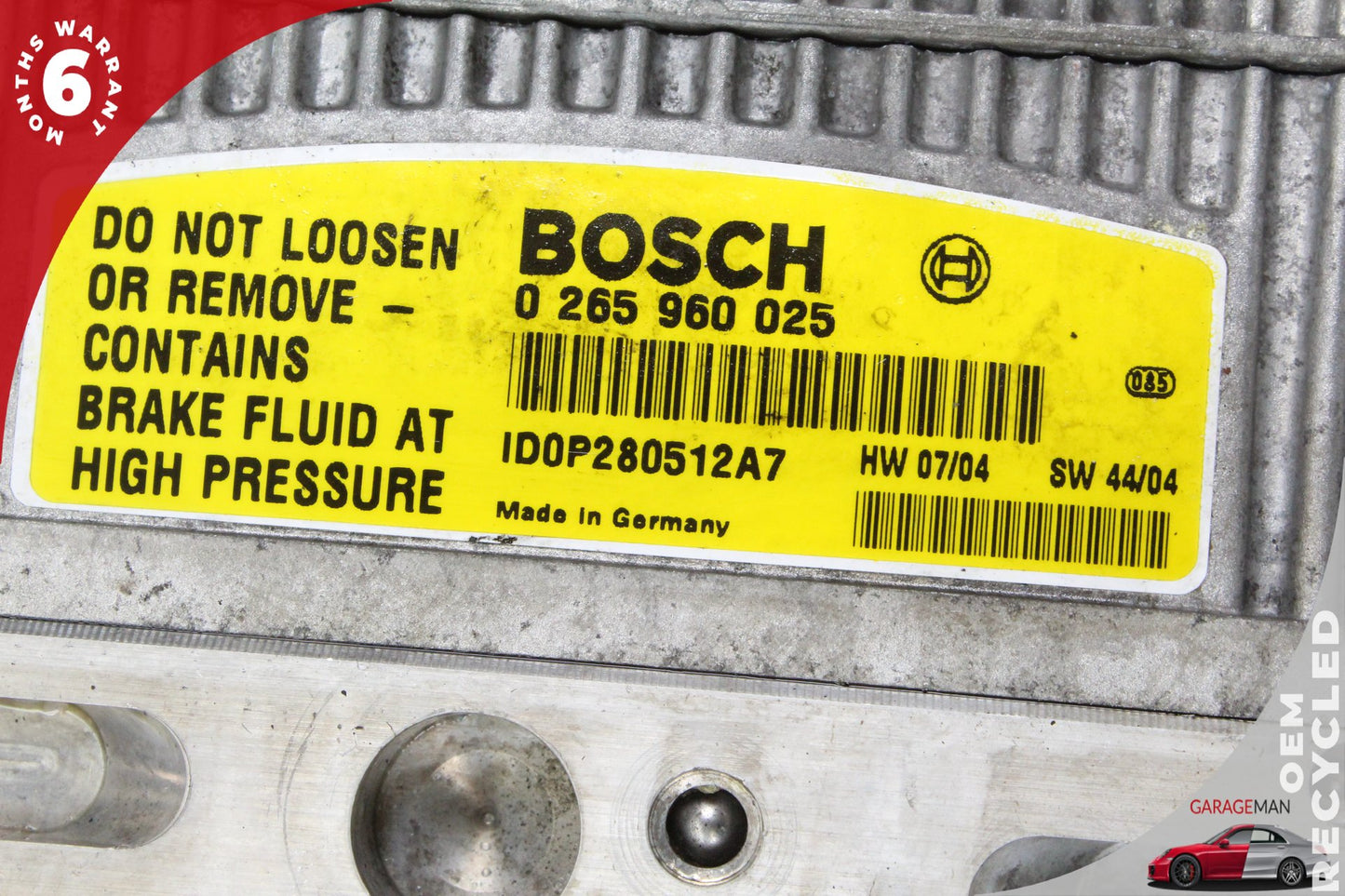 03-08 Mercedes-Benz CLS500 W219 Sedan ABS Anti Lock Brake Pump Module 0004301394