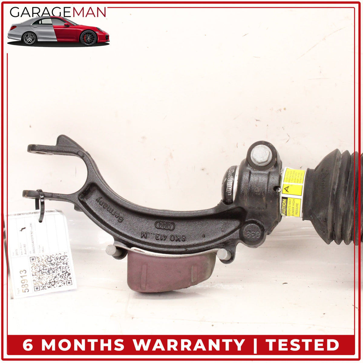 2011-2018 Audi A8 Front Left or Right Air Suspension Shock Strut AS-2864 Arnott