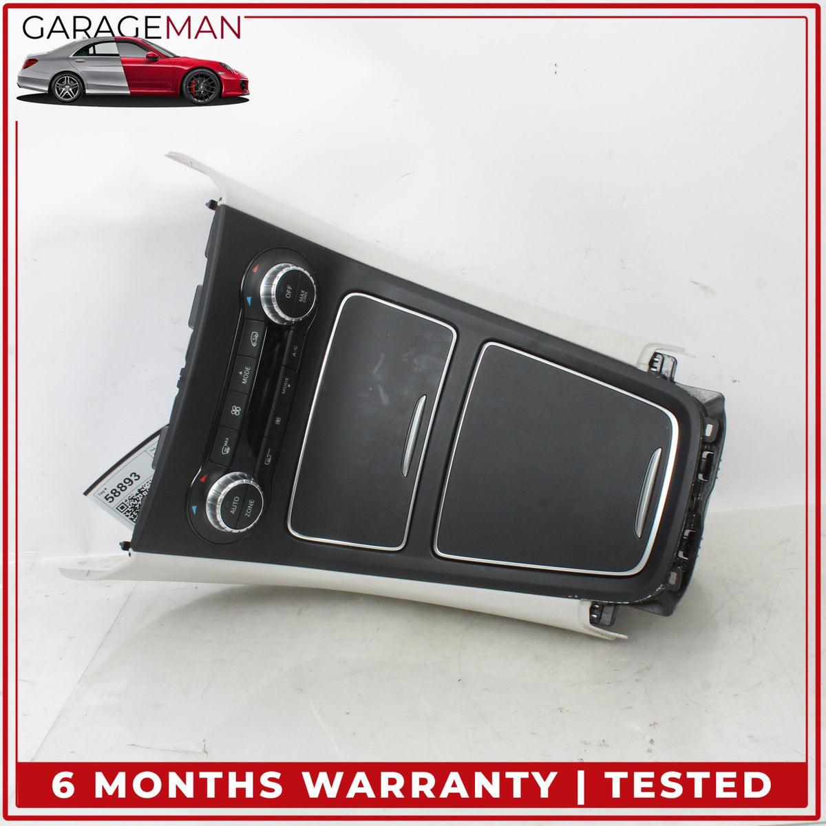 2014-2017 Mercedes W242 B Electric Drive Center Console Trim w/ A/C Switch OEM