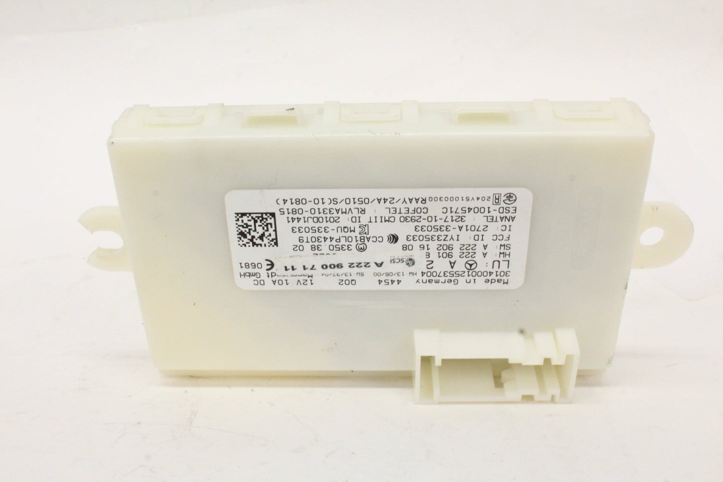 2014-2020 Mercedes-Benz C300 W205 Keyless Go Entry Control Module 2229007111