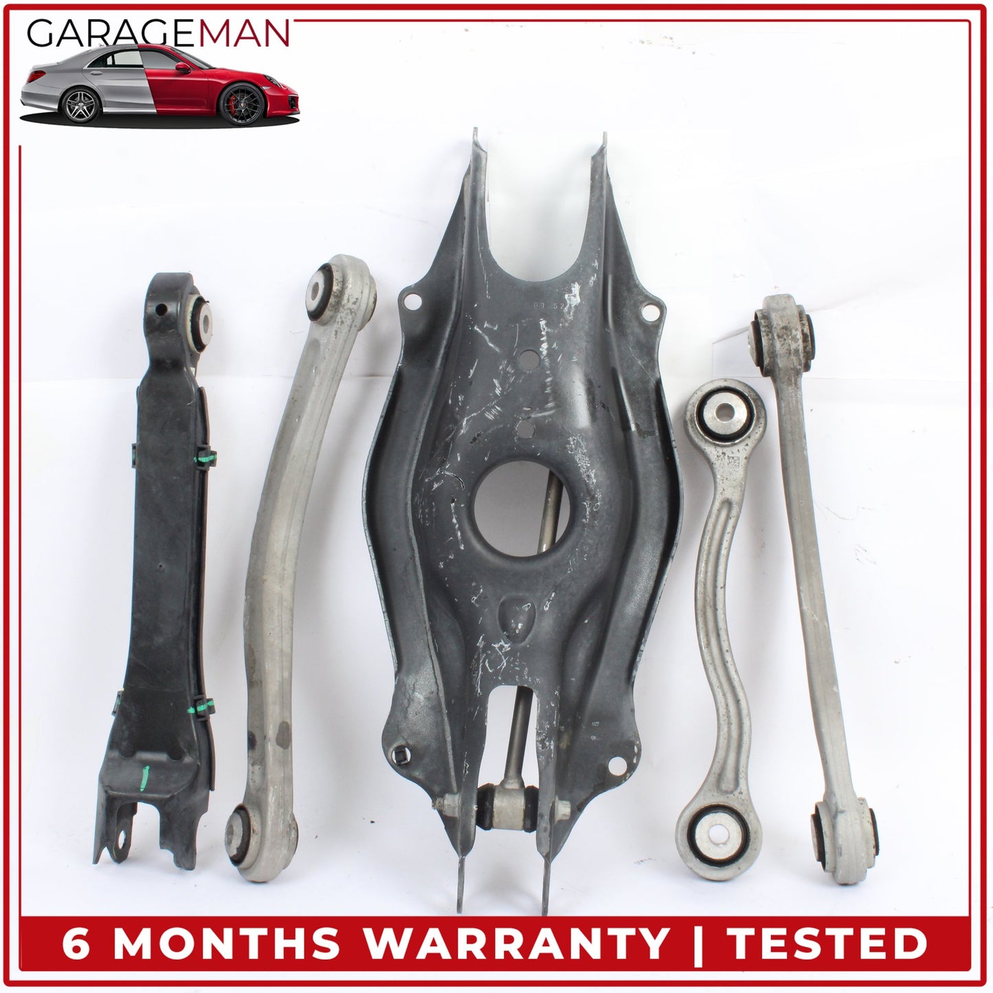 2015-2023 Mercedes W205 C300 Rear Right Passenger Side Control Arm Set of 6 OEM