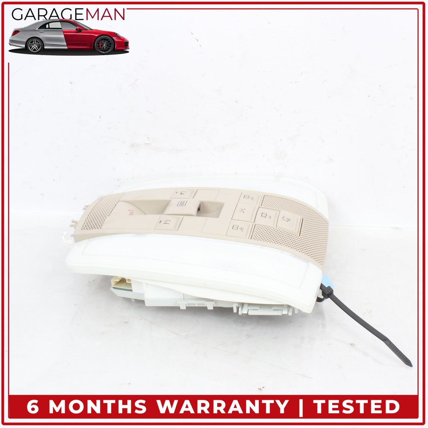 2010-2017 Mercedes C207 E400 Coupe Overhead Dome Light Lamp Beige 2048201923 OEM