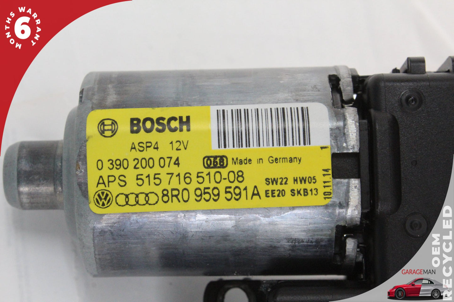 2009-2016 Audi A5 Q5 SQ5 Panoramic Sunroof Sun Roof Motor 8R0959591A OEM