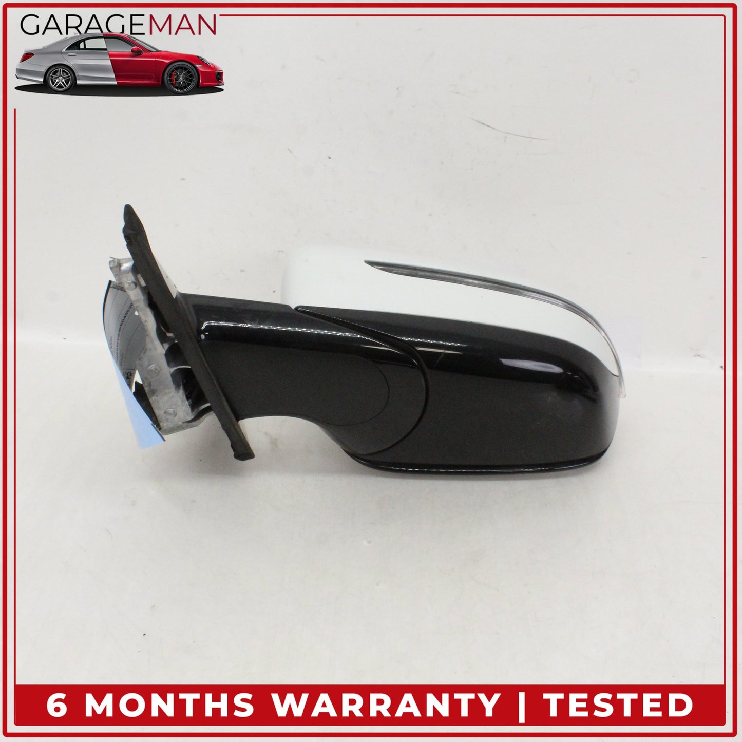 2019-2025 BMW 330i Front Left Driver Side Door Rear View Mirror White OEM