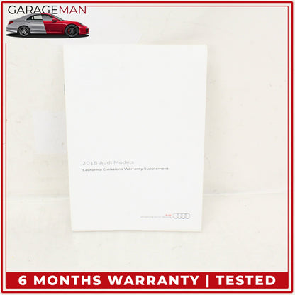2016 Audi A4 S4 Owners Operator Manual User Guide Set w/ Case OEM