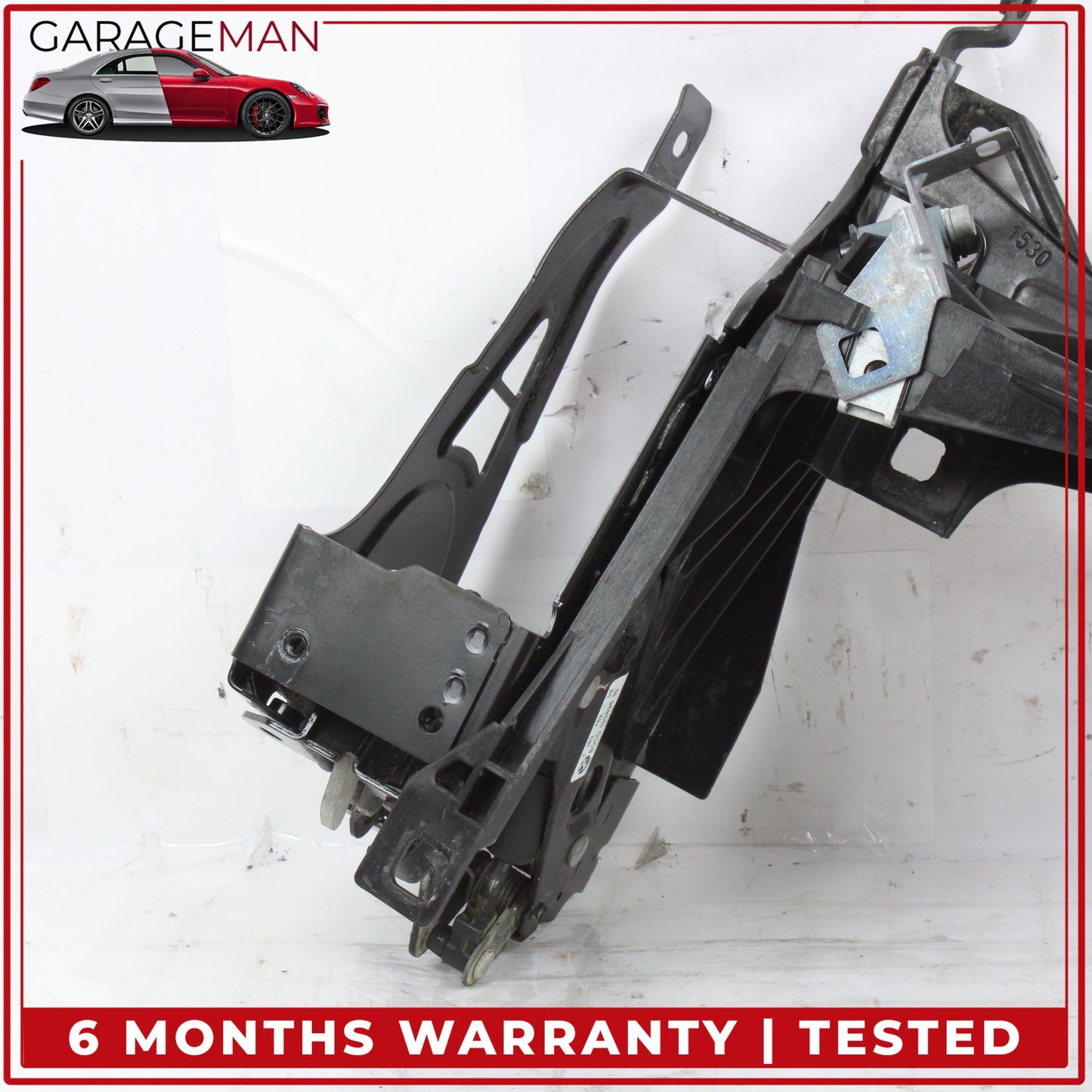 2011-2016 BMW 550i Front Right Head Light Bracket w/ Hood Bonnet Lock Latch OEM
