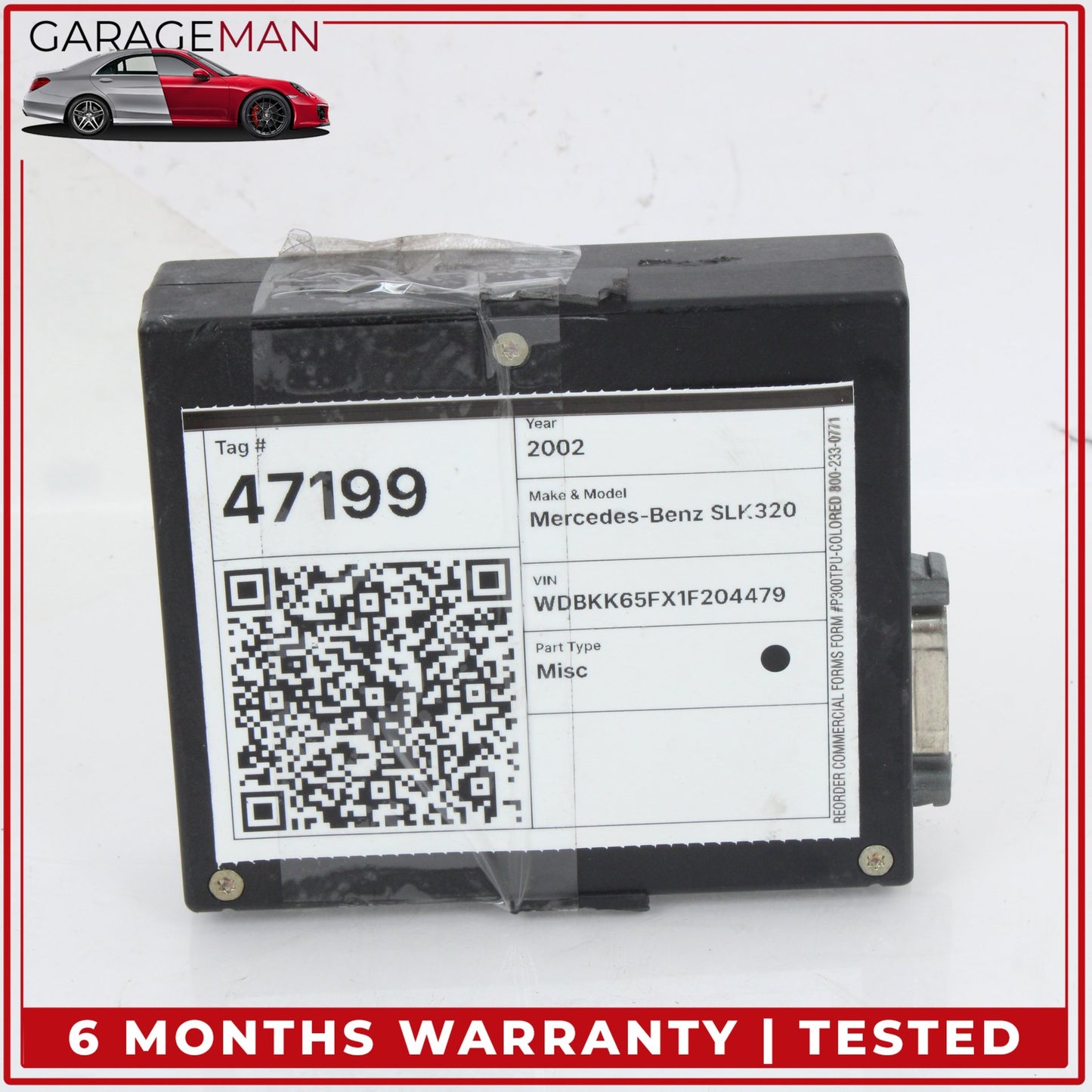 2000-2006 Mercedes R170 SLK320 Voice Recognition Control Module 2038206826 OEM