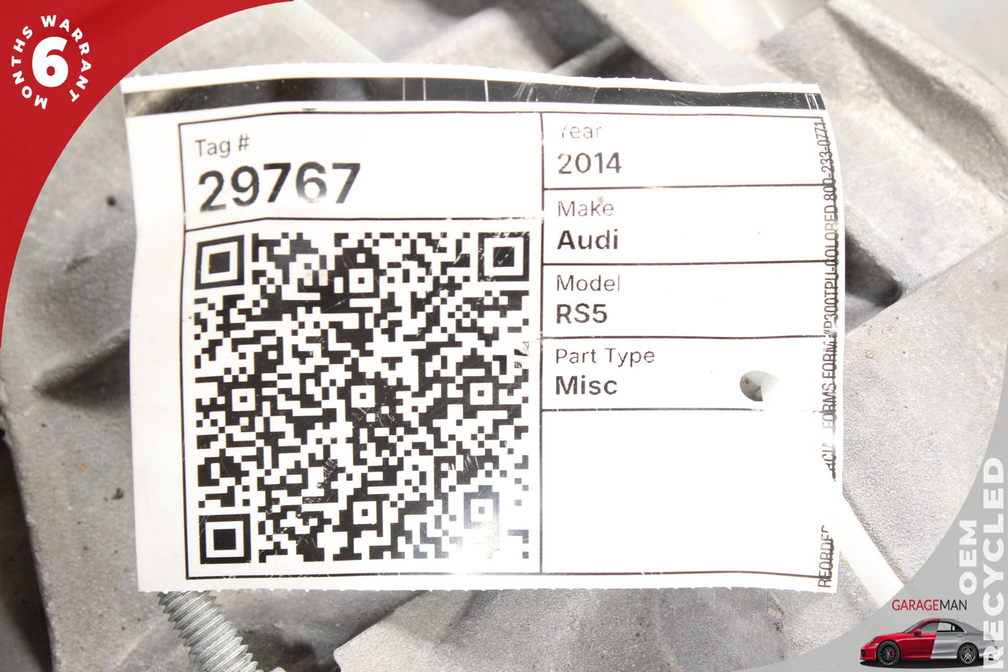 2013-2014 Audi RS5 8T AWD 4.2L Convertible Automatic Transmission 54832 OEM