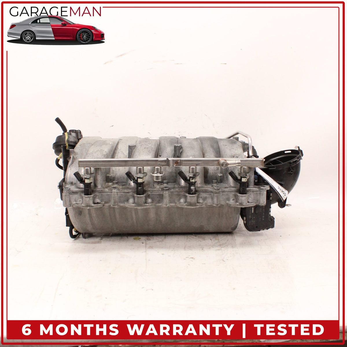 2007-2012 Mercedes W221 S550 Engine Air Intake Manifold w/ Throttle Body OEM