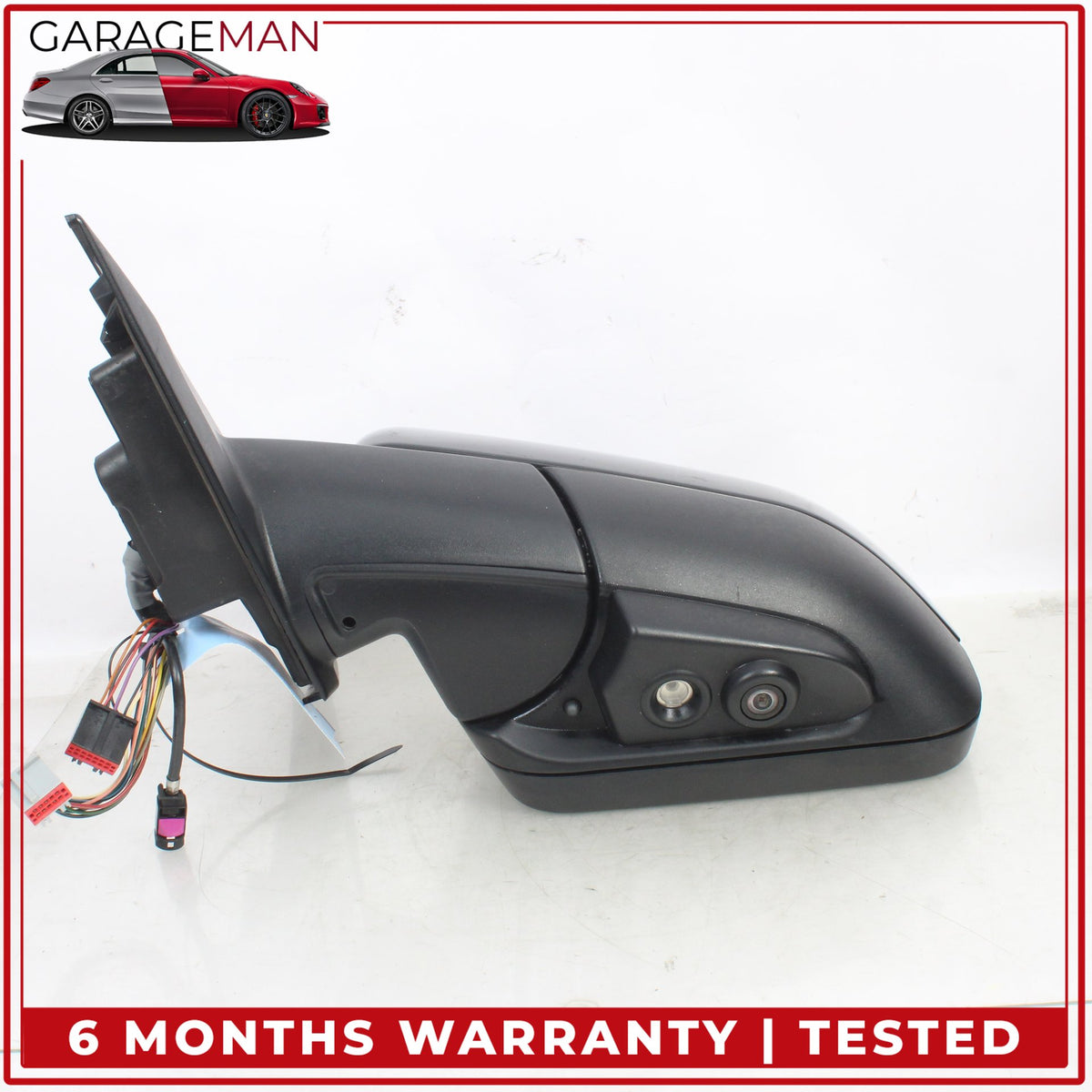 2010-2012 Range Rover L322 Left Door Rear View Mirror w/ Blind Spot & Camera OEM
