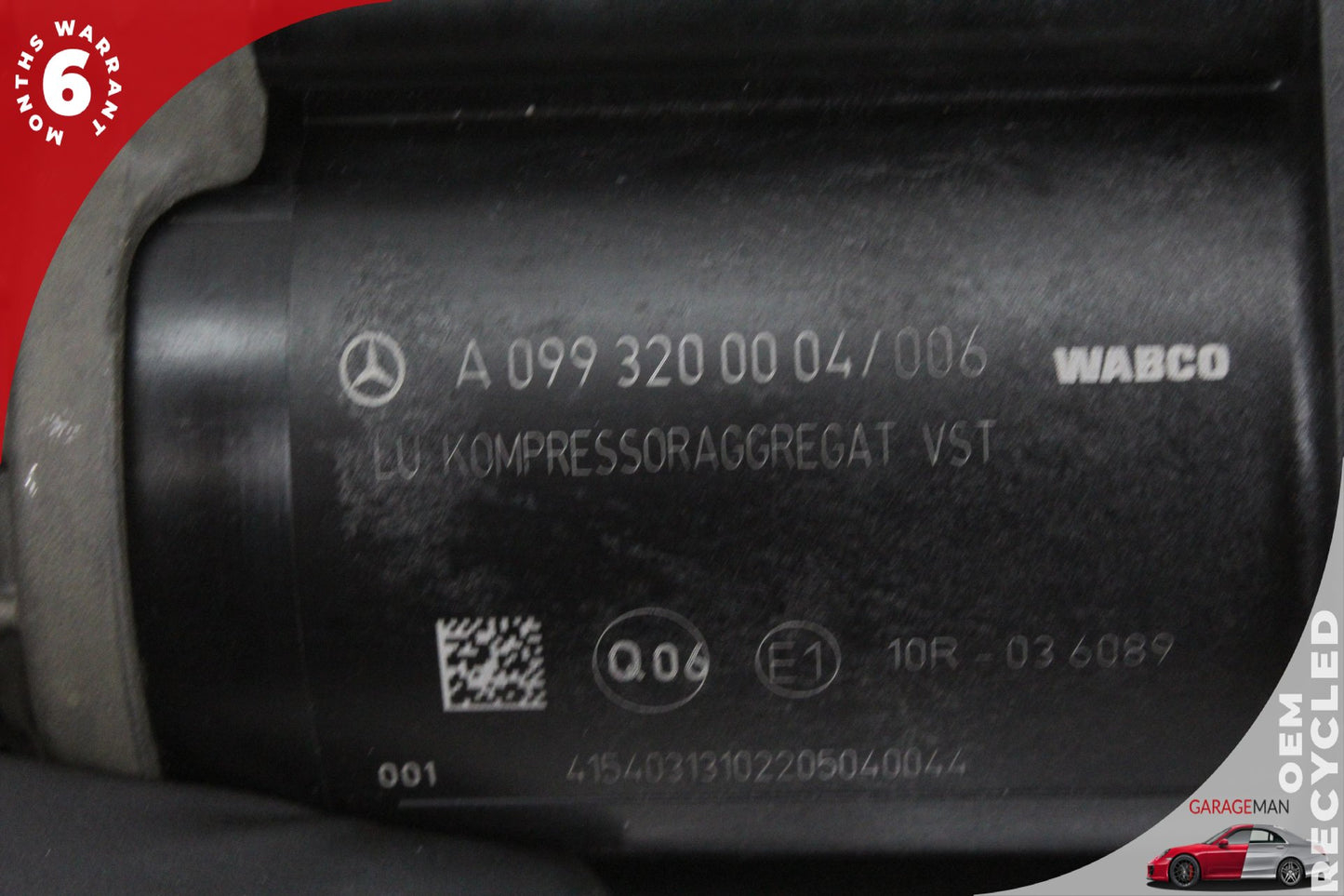 2017-2019 Mercedes-Benz E400 W213 Air Suspension Compressor Pump 099320004 OEM