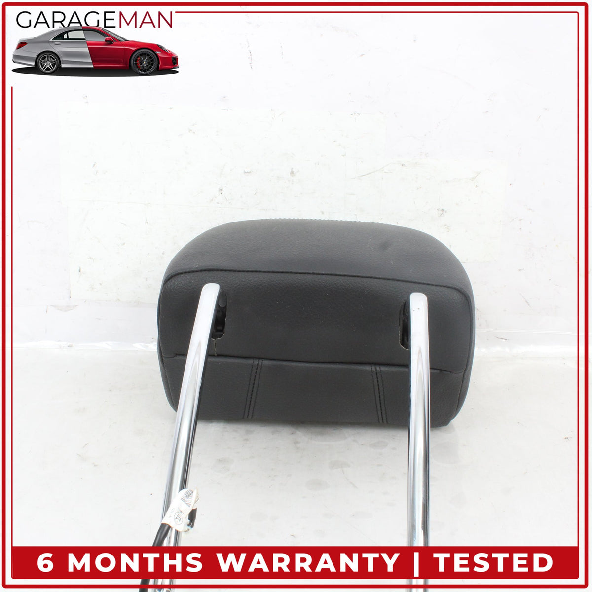 2012-2019 BMW 640i F12 Front Left and Right Side Seat Headrest Set Black OEM