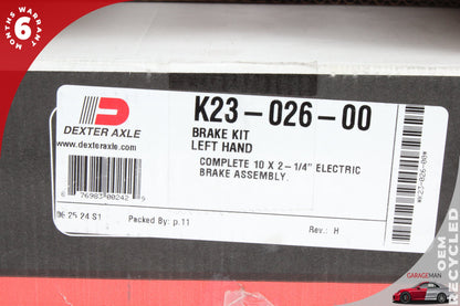Dexter Electric Trailer Brake Assembly - Left Hand Side (K23-026-00)