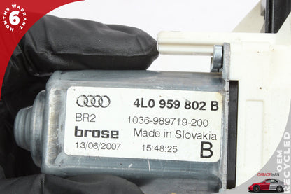 2007-2015 Audi Q7 SUV Front Right Window Regulator Motor 4L0959802B Genuine