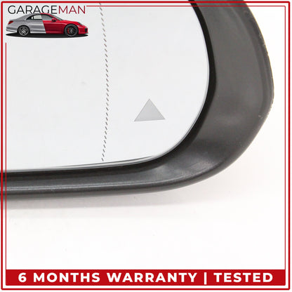 2015-2016 Mercedes W205 C300 Right Rear View Mirror w/ Blind Spot Carbon Fiber
