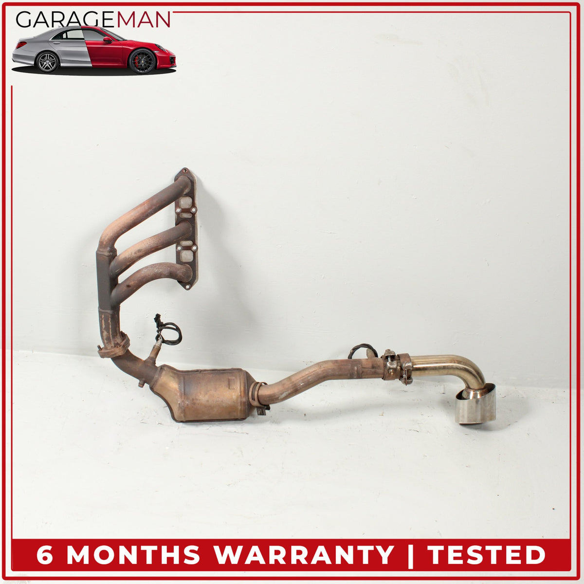 1999-2002 Porsche 911 996 Complete Exhaust (Manifold, Downpipe, Muffler) OEM
