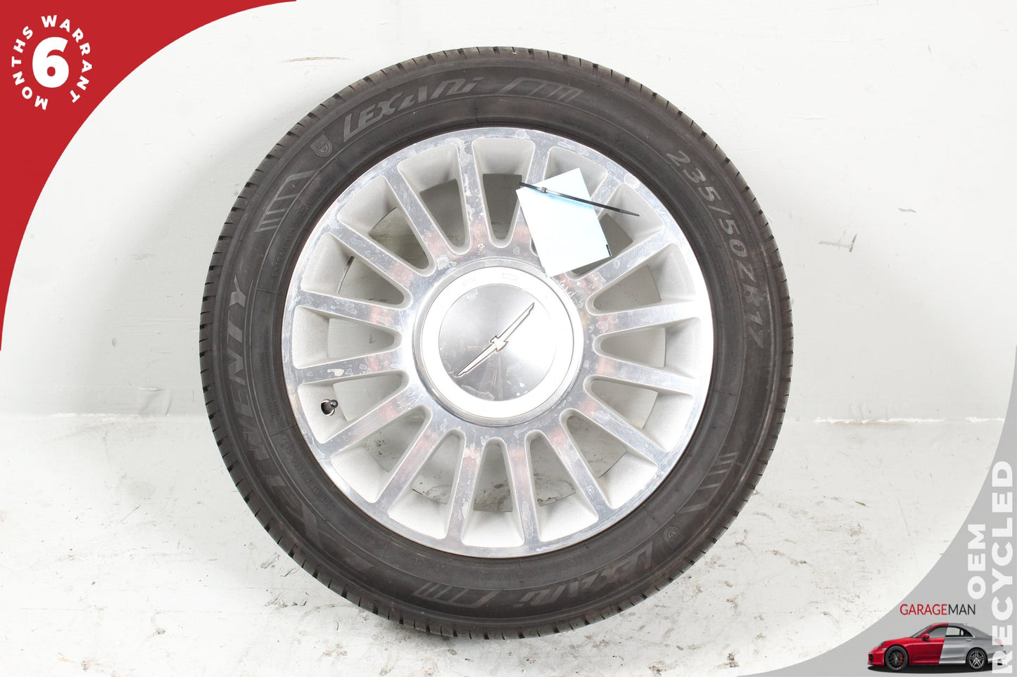 2002-2005 Ford Thunderbird 16 Spoke Wheel Rim w/ Tire 17X7.5JX60 4W631007CC OEM