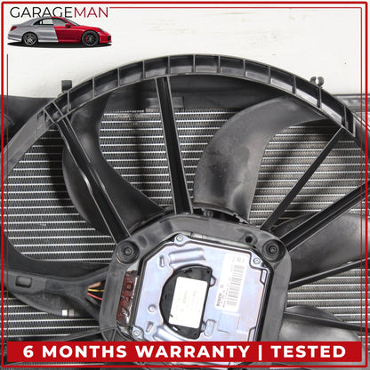 2007-2011 BMW 335i E90 Engine Radiator Cooling Fan Motor Assembly OEM w/ VRSF Intercooler