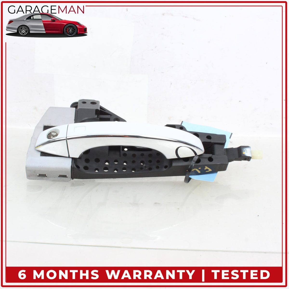 2011-2018 Audi A8 S8 Front Left Exterior Door Handle Glacier White Metallic OEM
