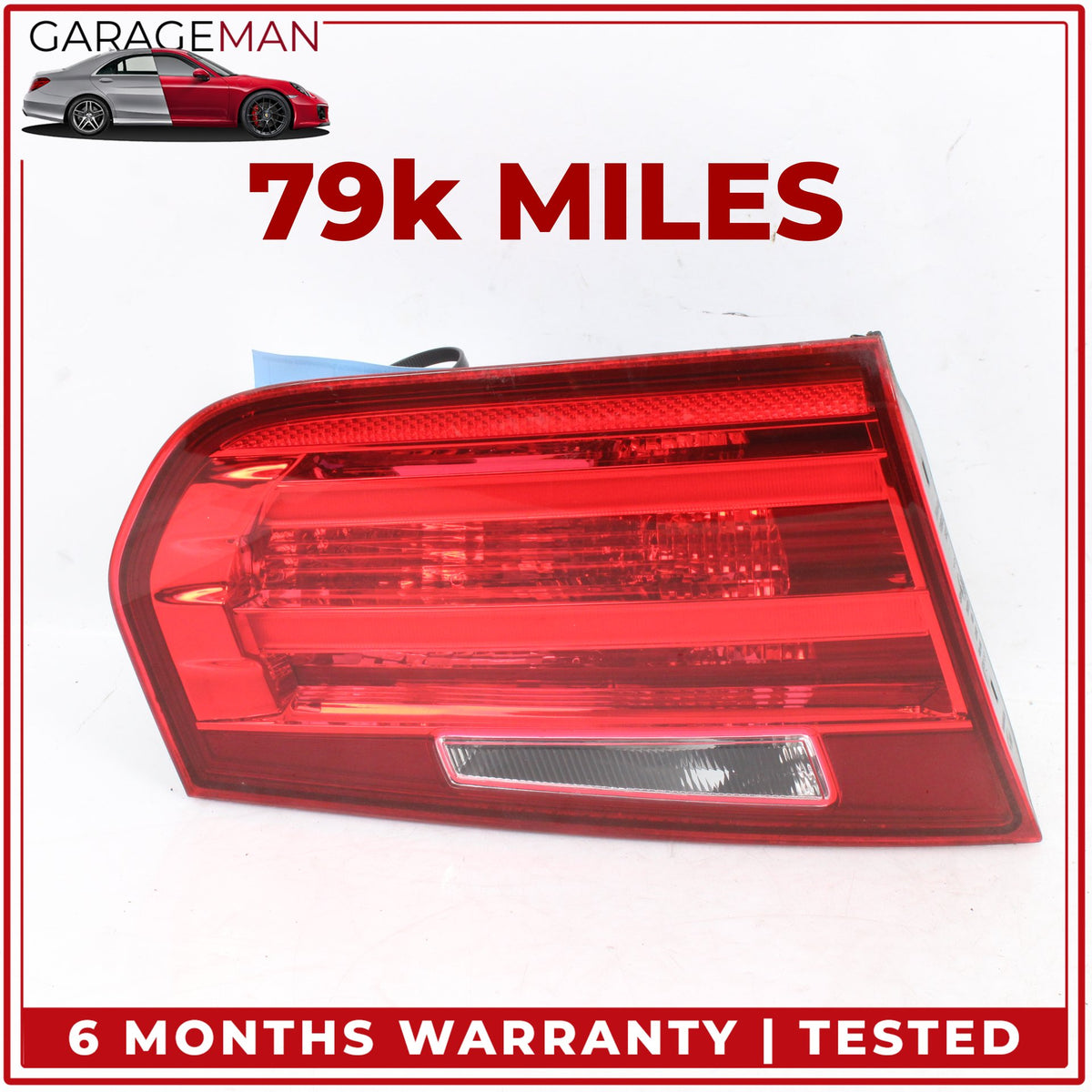 2012-2015 BMW 320i 328i xDrive Rear Left Side Inner Tail Light Lamp 7259915 OEM