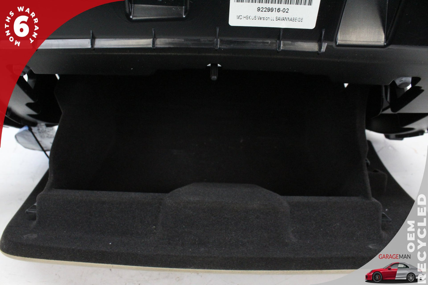 2012-2015 BMW X1 E84 Front Right Glove Box Storage Compartment Beige 9229916 OEM