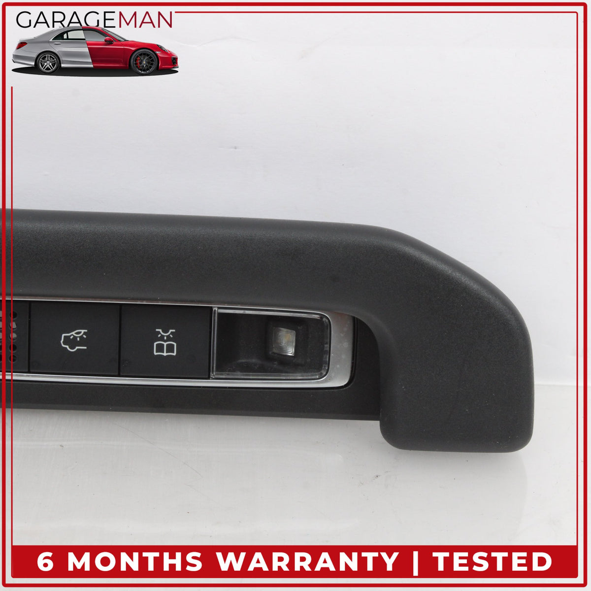 2014-2017 Mercedes W222 S550e Rear Left and Right Roof Grab Handle w/ Light OEM
