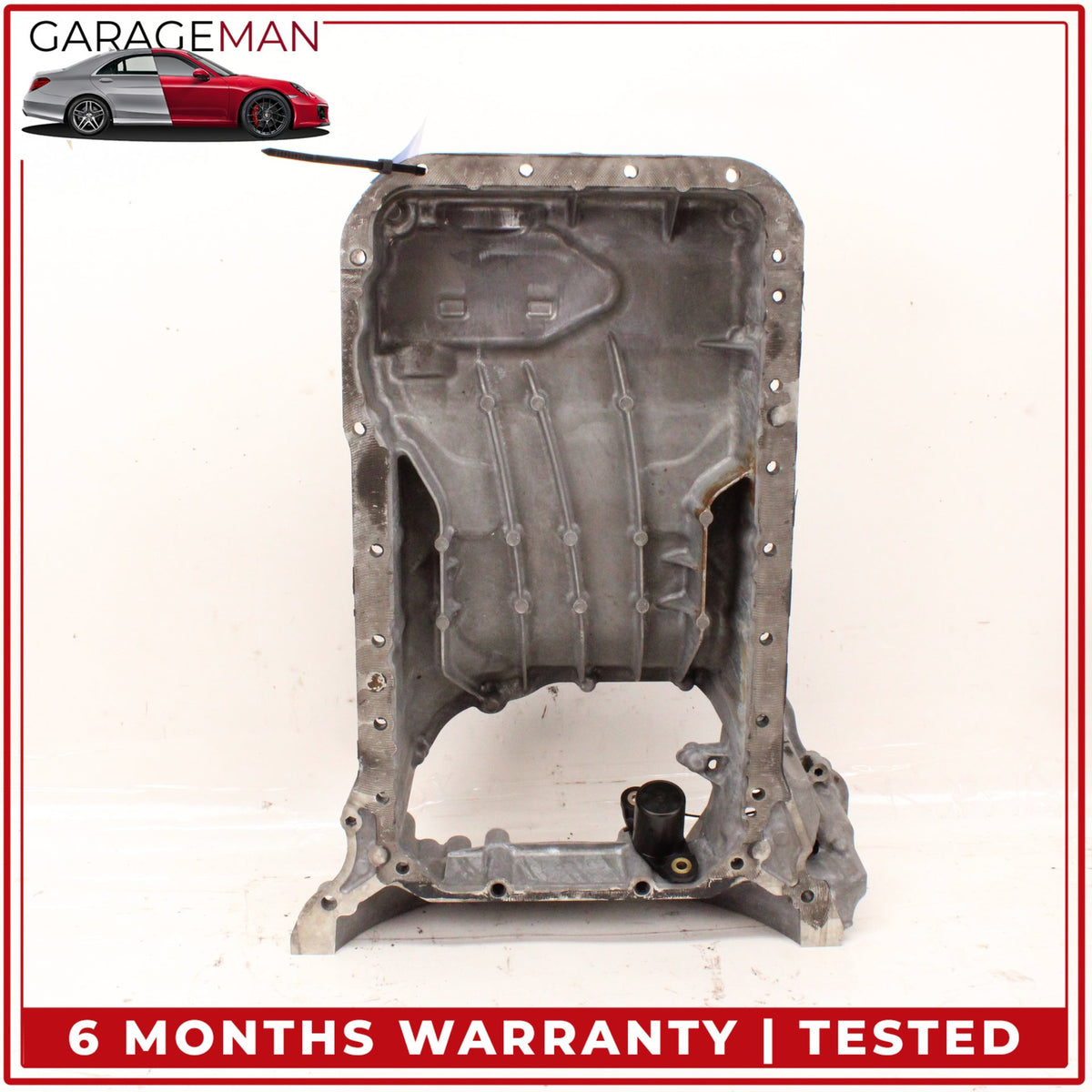 2012-2015 Mercedes W212 E400 E350 M276 RWD Upper Oil Pan Section 2760141802 OEM