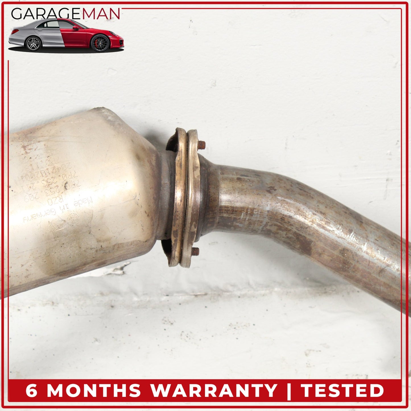 2011-2015 Audi Q7 SUV Left Driver Side Exhaust Downpipe Down Pipe 7P0253209 OEM
