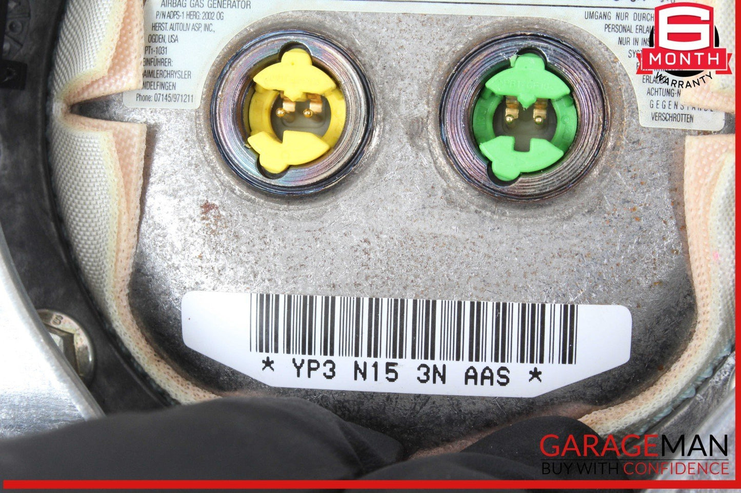 03-12 Mercedes R230 SL500 SL550 Steering Wheel Airbag Air Bag SRS OEM