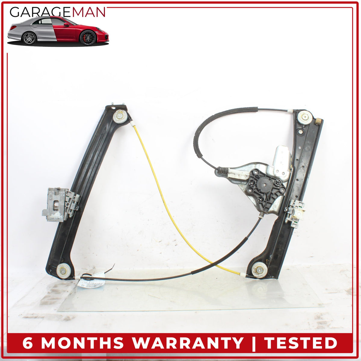 2004-2010 BMW 650i E64 Front Left Window Regulator 7184389 OEM