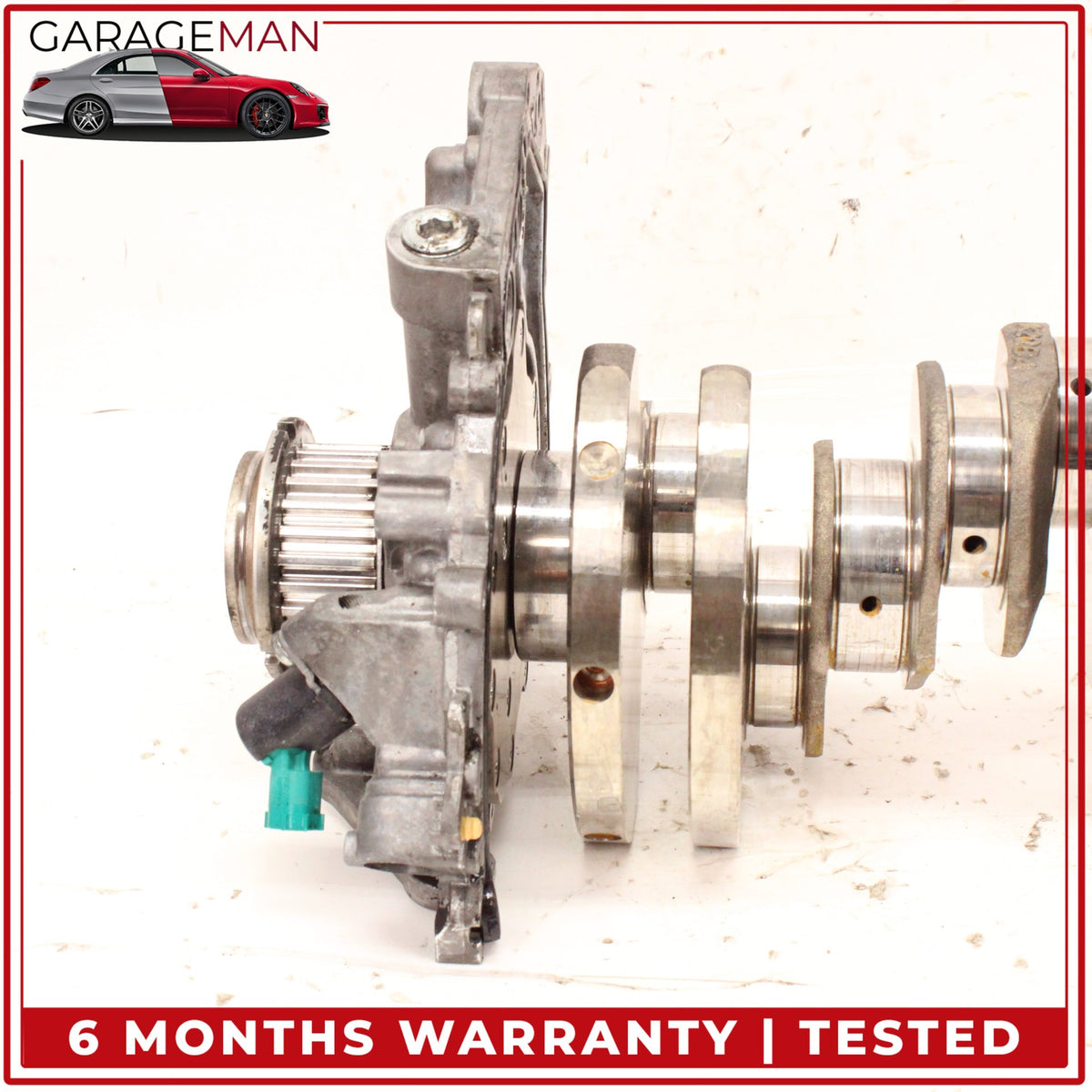 2016-2020 LR RR Sport L494 3.0 Diesel Engine Motor Crankshaft w/ Oil Pump OEM