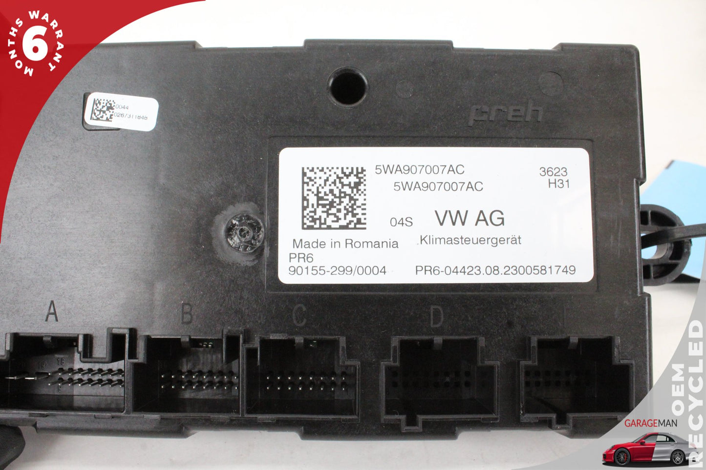 2022-2024 Audi A3 S3 RS3 HVAC Heater Control Module 5WA907007 OEM