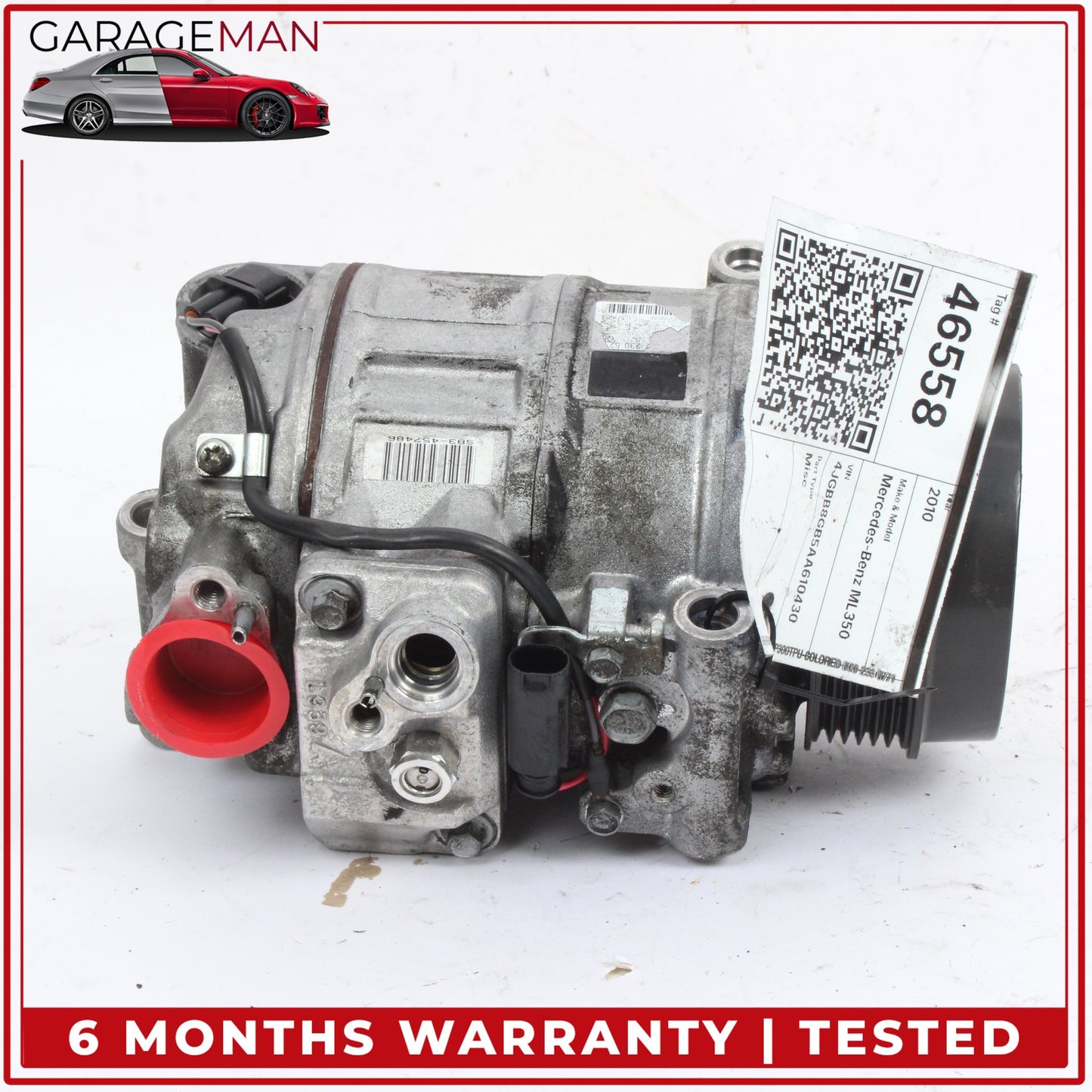 2006-2013 Mercedes W164 ML350 AC A/C Air Conditioning Compressor 0022305211 OEM