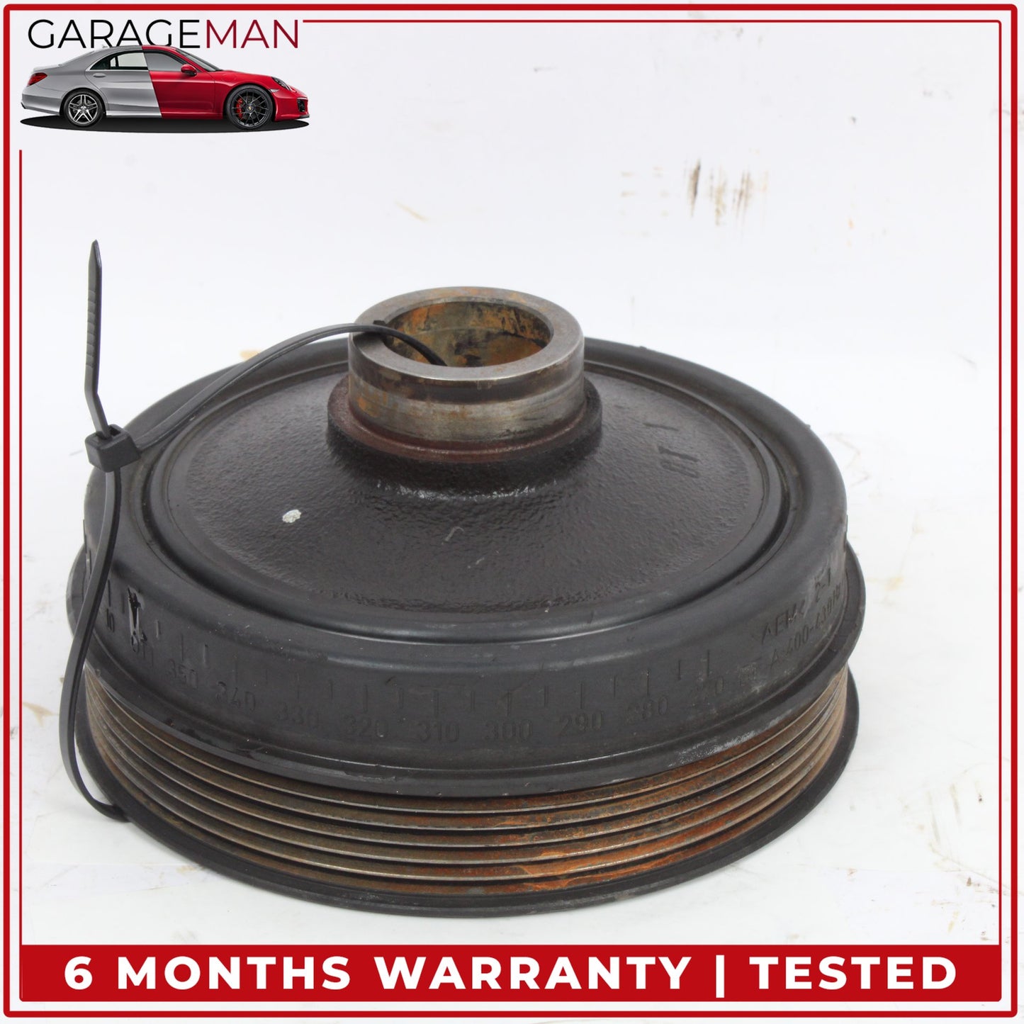 2005-2012 Mercedes W211 E350 Engine Motor Crankshaft Pulley Vibration Damper OEM
