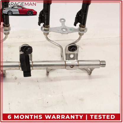 2012-2019 BMW 640i 740i 3.0L N55 Engine Motor Fuel Rail w/ Injectors 7649710 OEM