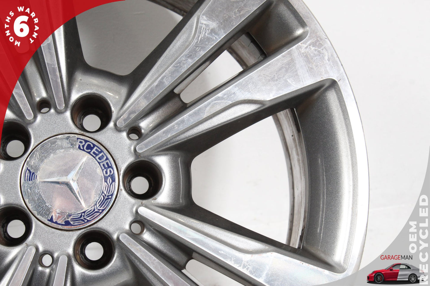 2014-2016 Mercedes W212 E250 Front or Rear Wheel Rim 8Jx17H2 ET48 2124015602 OEM