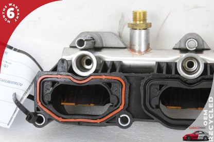 2011-2018 Audi Q7 Porsche Cayenne 958 Left Lower Intake Manifold w/ Bracket OEM