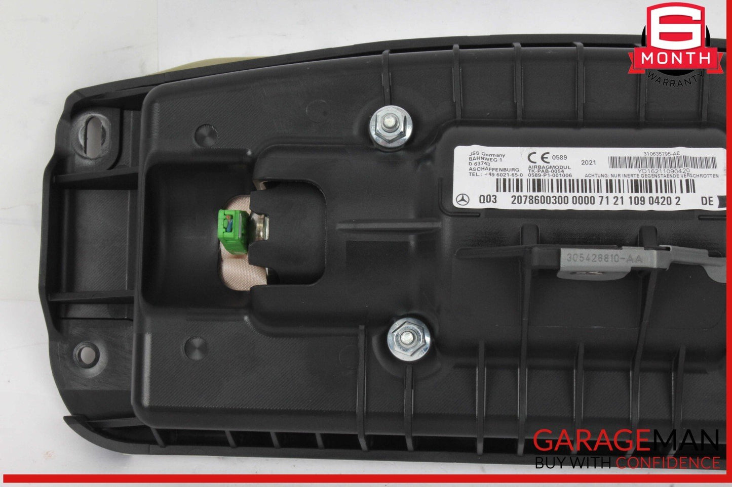 10-17 Mercedes W207 E350 E550 Dashboard Right Passenger Side Airbag Air Bag OEM