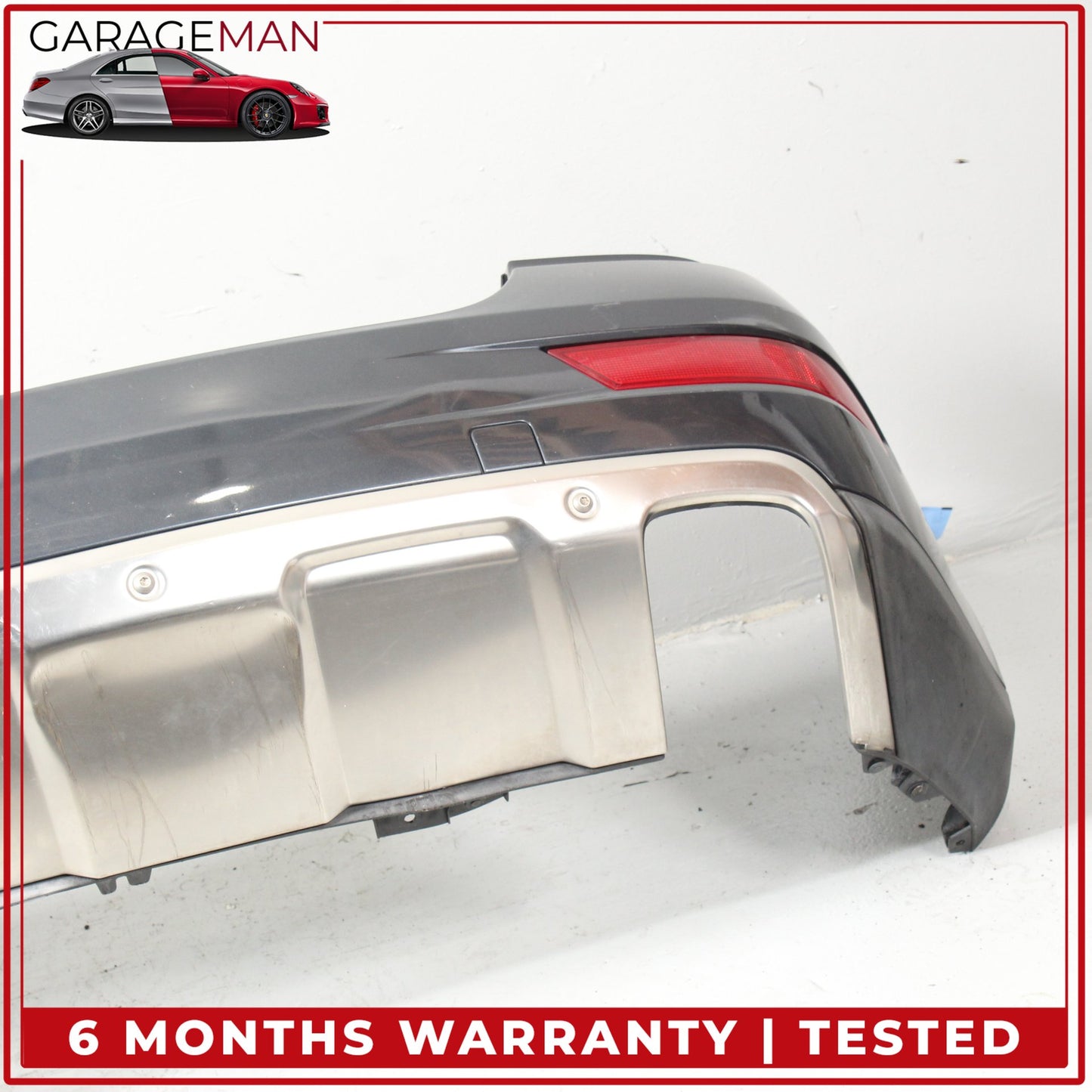 2009-2011 Mercedes W164 ML350 ML550 Base Rear Bumper Cover Assembly Gray OEM