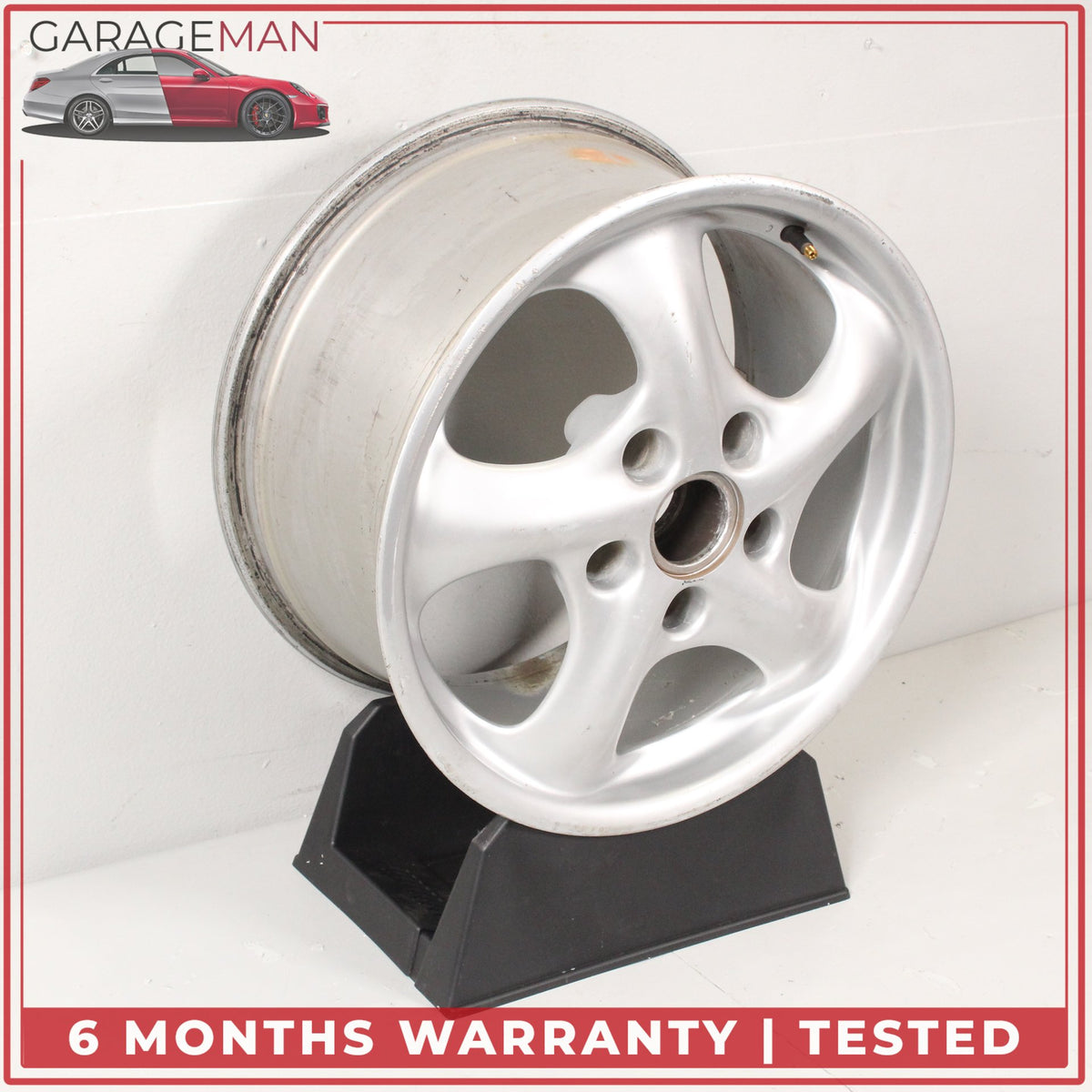 1999-2001 Porsche 911 Carrera 996 Rear Side Wheel Rim 9X17 ET55 99636212800 OEM