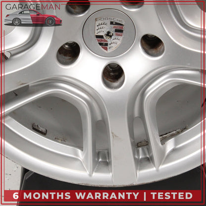 2010-2016 Porsche Panamera 970 9JX19 ET61 Front Wheel Rim Silver 97036215801 OEM