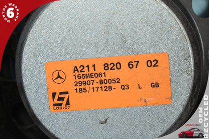 07-09 Mercedes-Benz E350 W211 Rear Left & Front Right Door Speakers Set 21182066