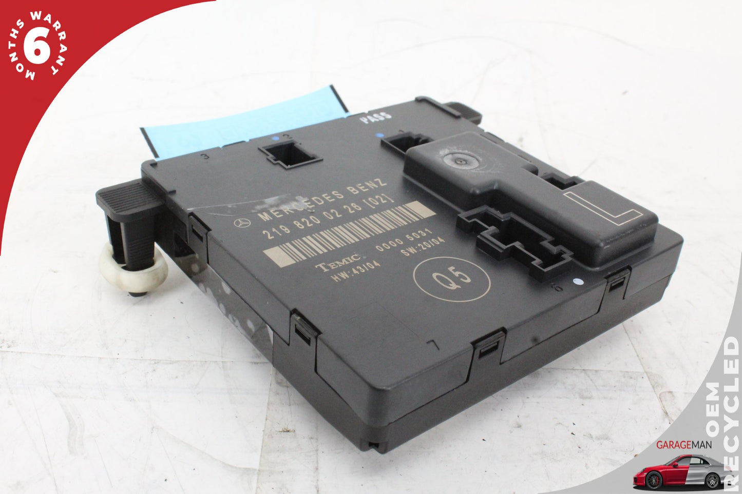 06-11 Mercedes CLS500 W219 Rear Left Door Control Module 2198200226 OEM