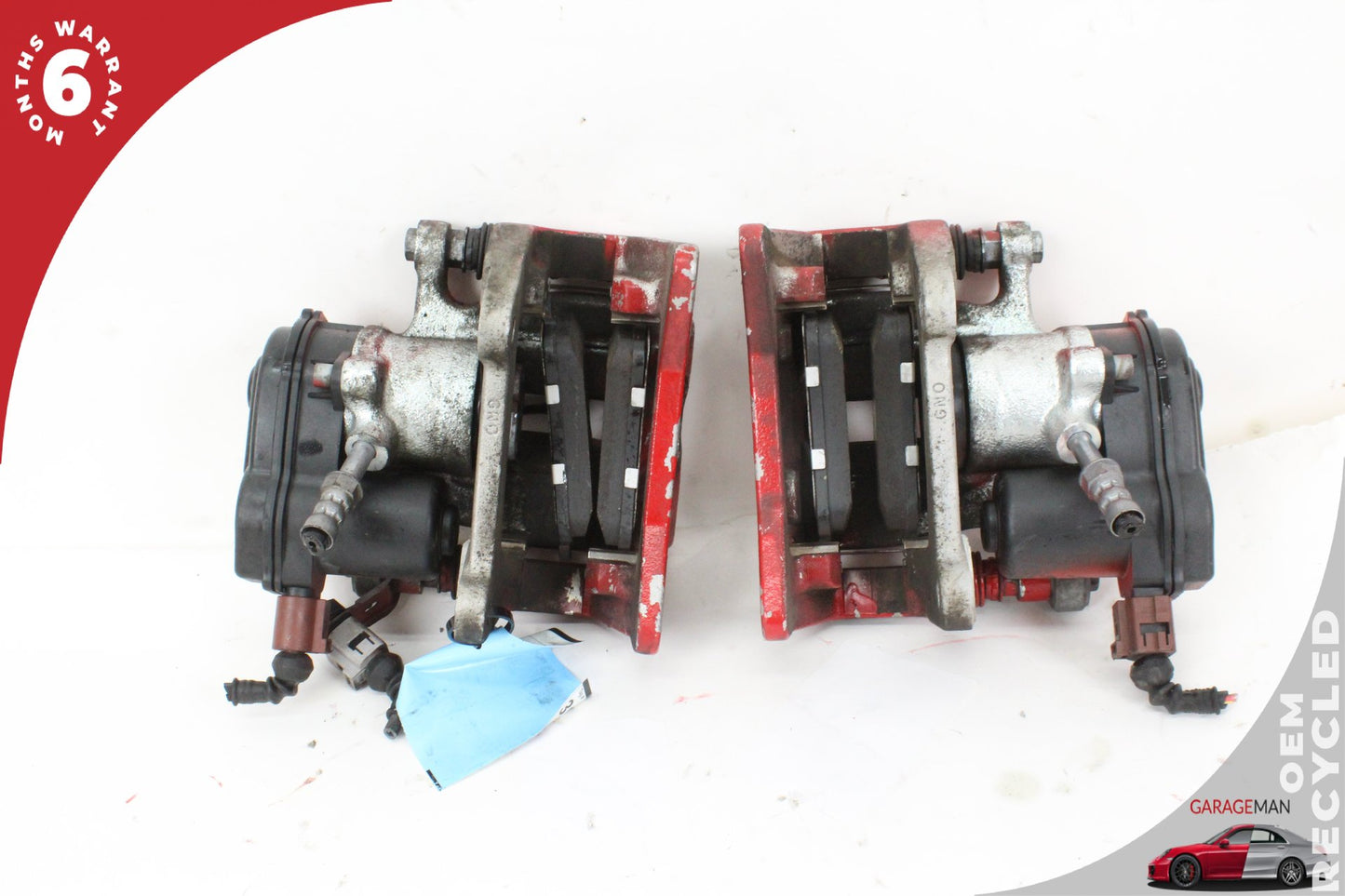 2012-2018 Audi A7 A6 Rear Left and Rear Right Side Brake Caliper Set TRW OEM