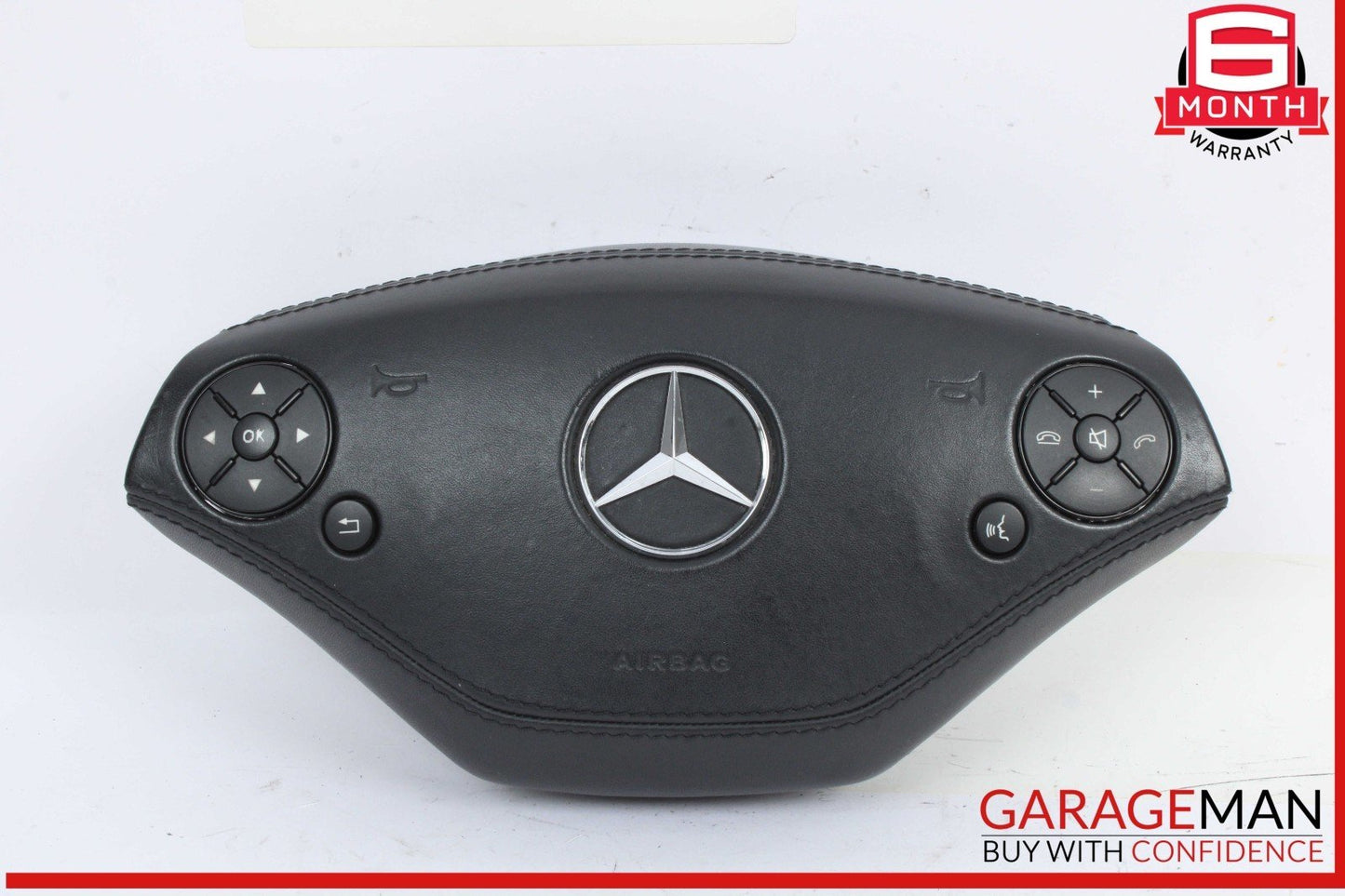10-14 Mercedes W221 S400 S550 CL550 Steering Wheel Airbag Air Bag Black OEM