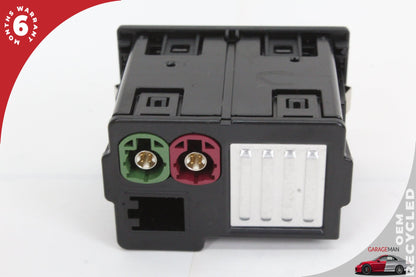 2017-2020 Audi A3 S3 USB Charger Port & AUX Plug Assembly 8V0035708 OEM